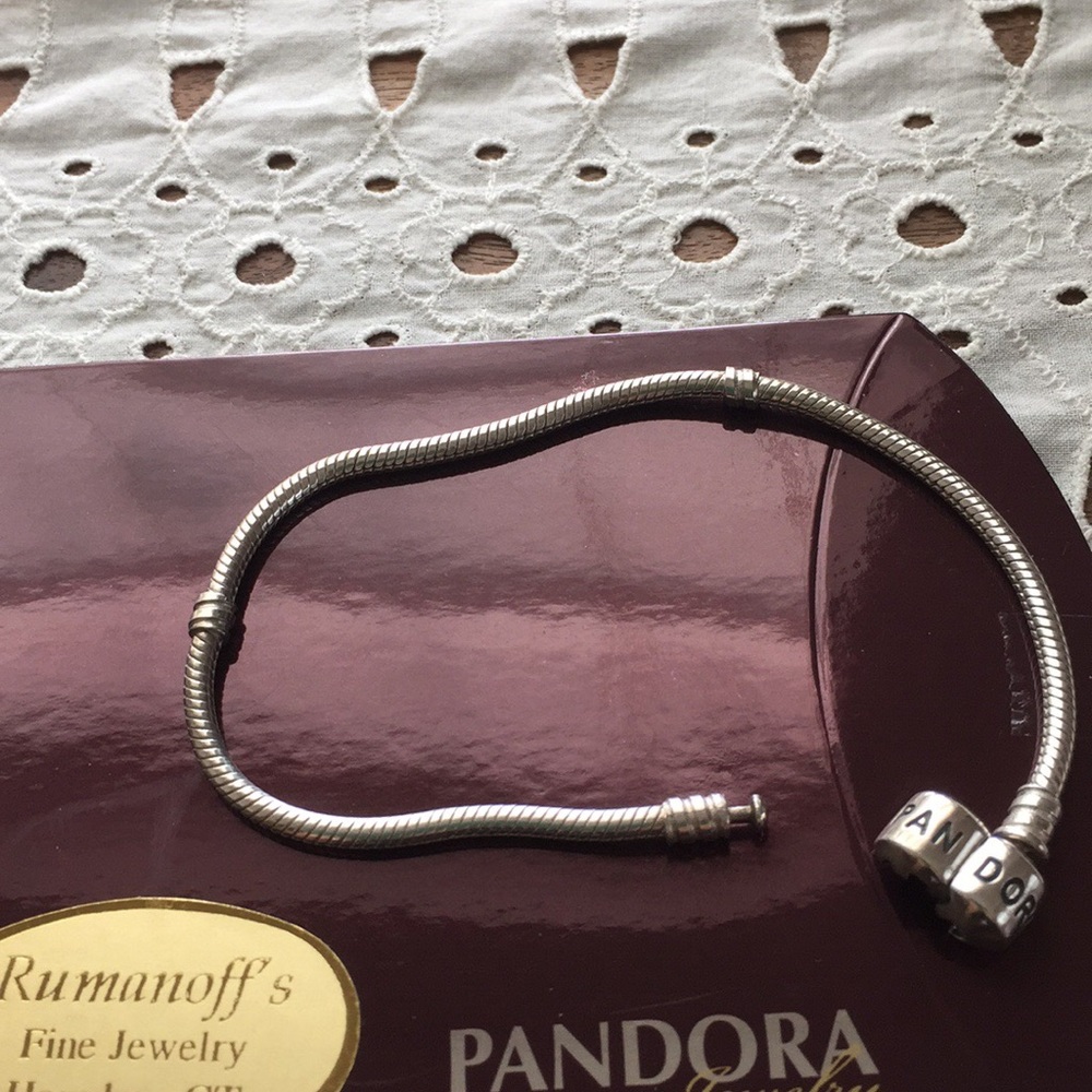 8” Sterling Silver Pandora bracelet